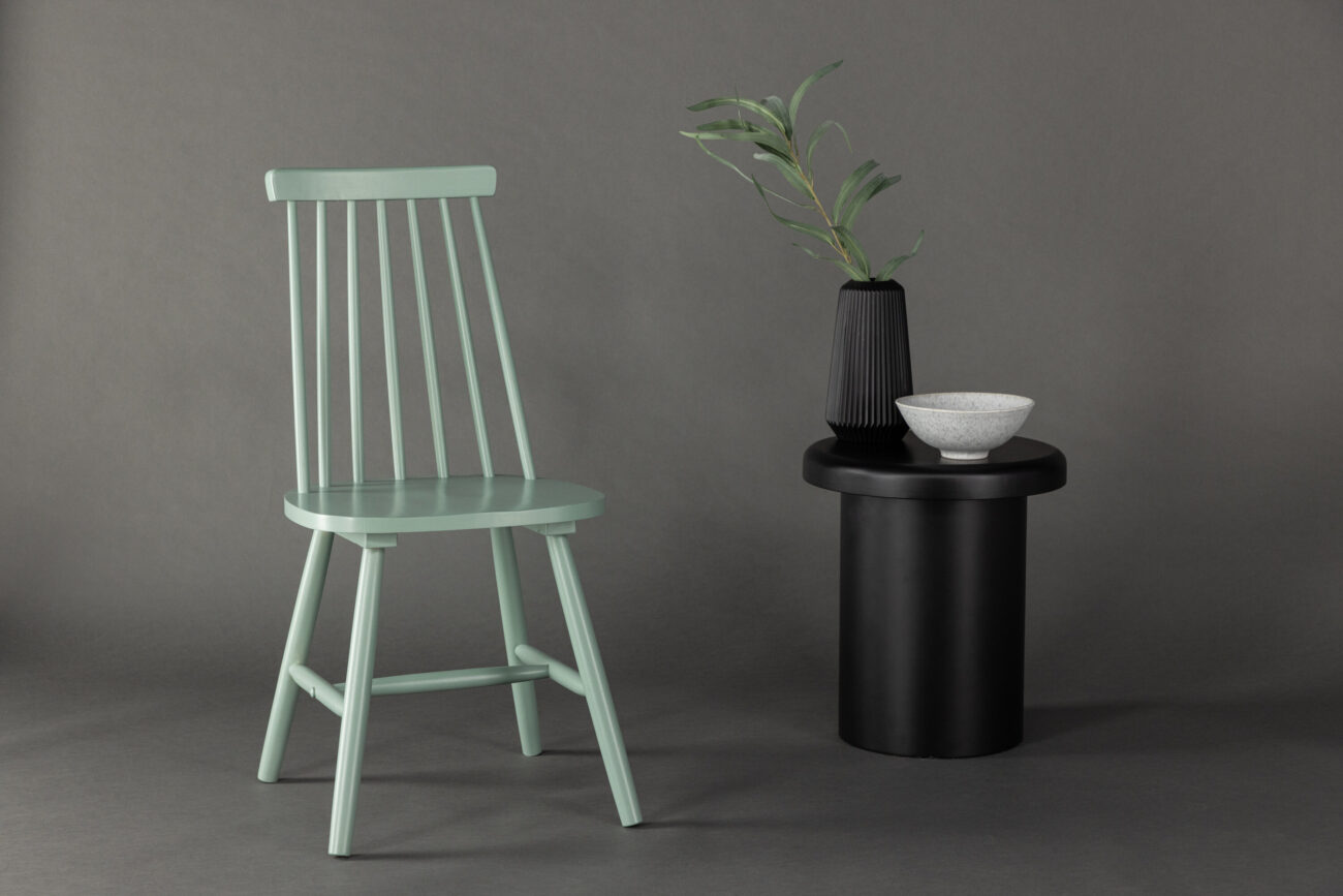 Lönneberga – Chaise de salle à manger – Vert – 50 x 88 x 43 cm
