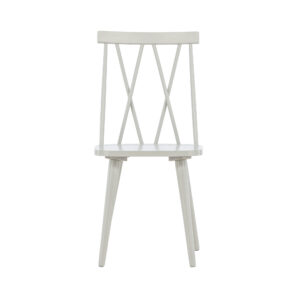 Mariette – Chaise de salle à manger – Gris clair – 50 x 88 x 43 cm
