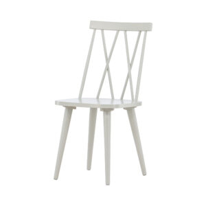 Mariette – Chaise de salle à manger – Gris clair – 50 x 88 x 43 cm
