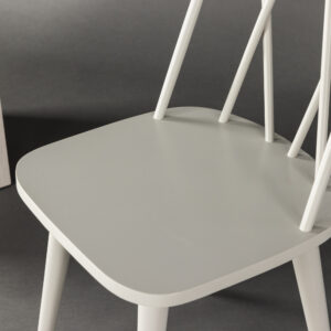 Mariette – Chaise de salle à manger – Gris clair – 50 x 88 x 43 cm