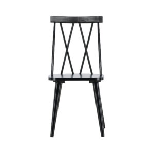 Mariette – Chaise de salle à manger – Noir – 50 x 88 x 43 cm