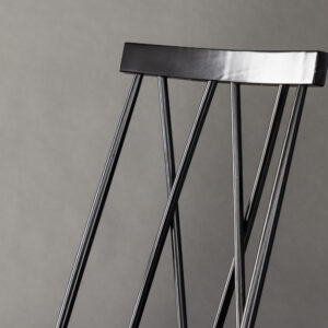 Mariette – Chaise de salle à manger – Noir – 50 x 88 x 43 cm