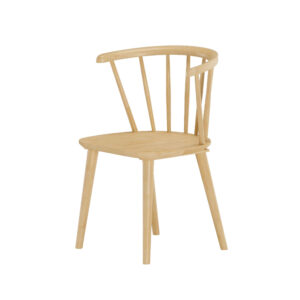 Bobby – Chaise de salle à manger – Naturel – 53 x 76 x 55 cm