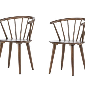 Bobby – Chaise de salle à manger – Moka – 53 x 76 x 55 cm