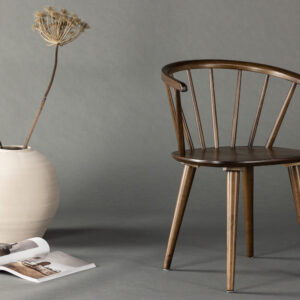 Bobby – Chaise de salle à manger – Moka – 53 x 76 x 55 cm