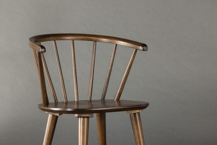 Bobby – Chaise de salle à manger – Moka – 53 x 76 x 55 cm