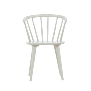 Bobby – Chaise de salle à manger – Gris clair – 53 x 76 x 55 cm