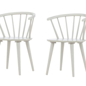 Bobby – Chaise de salle à manger – Gris clair – 53 x 76 x 55 cm