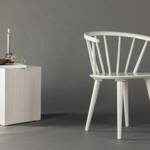 Bobby – Chaise de salle à manger – Gris clair – 53 x 76 x 55 cm