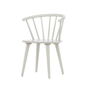 Bobby – Chaise de salle à manger – Gris clair – 53 x 76 x 55 cm