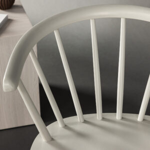 Bobby – Chaise de salle à manger – Gris clair – 53 x 76 x 55 cm