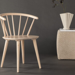 Bobby – Chaise de salle à manger – Blanchi – 53 x 76 x 55 cm