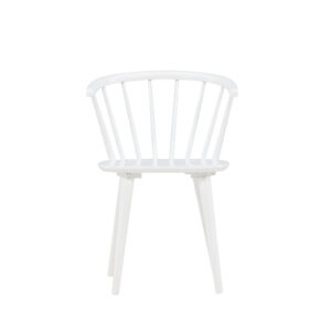 Bobby – Chaise de salle à manger – Blanc – 53 x 76 x 55 cm