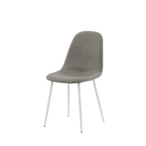 Polar – Chaise de salle à manger – Gris, Blanc – 53 x 88 x 46 cm