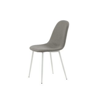 Polar – Chaise de salle à manger – Gris, Blanc – 53 x 88 x 46 cm