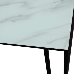 Rock 2.0 – Table basse – Noir, Blanc – 120 x 60 cm