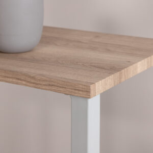 Rise – Table de chevet – Gris, Naturel – 45 x 30 cm