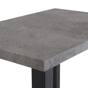 Rise – Table de chevet – Noir, Gris – 45 x 30 cm