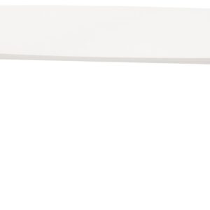 Polar – Table à manger rectangulaire – Naturel, Blanc – 240 x 100 cm