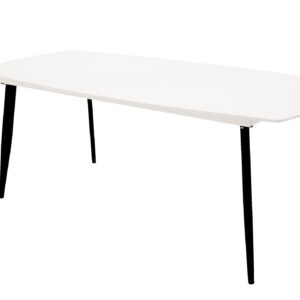 Polar – Table à manger rectangulaire – Noir, Blanc – 240 x 100 cm
