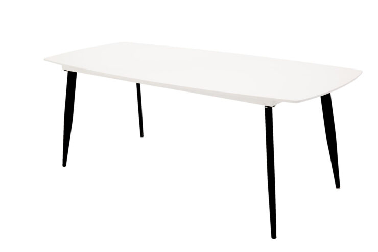 Polar – Table à manger rectangulaire – Noir, Blanc – 240 x 100 cm