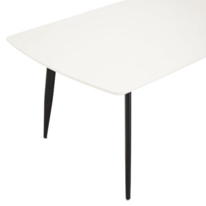 Polar – Table à manger rectangulaire – Noir, Blanc – 240 x 100 cm