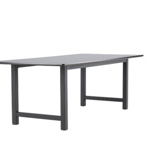 Count – Table à manger rectangulaire – Noir – 220 x 100 cm