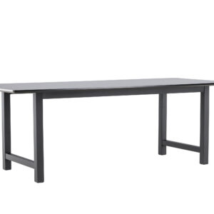 Count – Table à manger rectangulaire – Noir – 220 x 100 cm