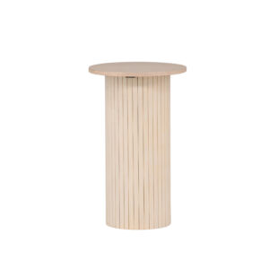 Bianca – Table d&rsquo;appoint – Blanchi – ⌀40 cm