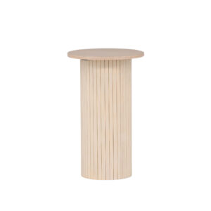 Bianca – Table d&rsquo;appoint – Blanchi – ⌀40 cm