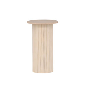 Bianca – Table d&rsquo;appoint – Blanchi – ⌀40 cm