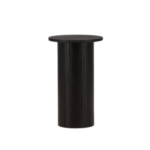 Bianca – Table d&rsquo;appoint – Noir – ⌀40 cm