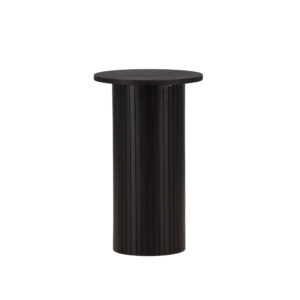 Bianca – Table d&rsquo;appoint – Noir – ⌀40 cm