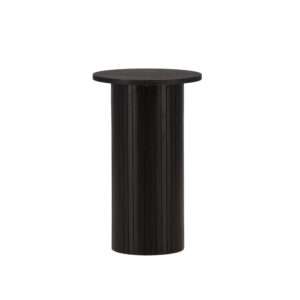 Bianca – Table d&rsquo;appoint – Noir – ⌀40 cm
