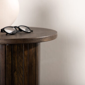 Bianca – Table d&rsquo;appoint – Moka – ⌀40 cm