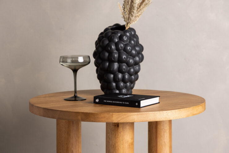 Duxbury – Table basse – Marron – ⌀60 cm