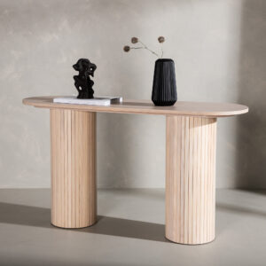 Bianca – Table d&rsquo;appoint – Blanchi – 130 x 40 cm