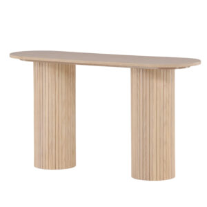 Bianca – Table d&rsquo;appoint – Blanchi – 130 x 40 cm