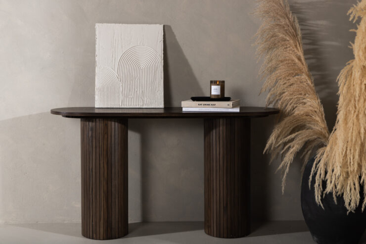 Bianca – Table d'appoint – Moka – 130 x 40 cm