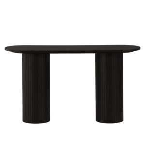 Bianca – Table d&rsquo;appoint – Noir – 130 x 40 cm