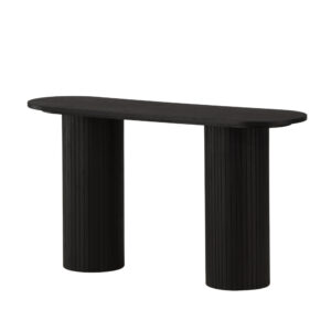 Bianca – Table d&rsquo;appoint – Noir – 130 x 40 cm
