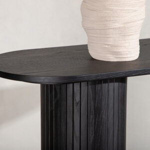 Bianca – Table d&rsquo;appoint – Noir – 130 x 40 cm