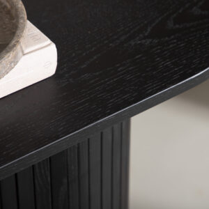 Bianca – Table d&rsquo;appoint – Noir – 130 x 40 cm