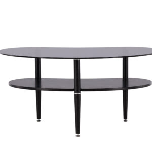 Egg – Table basse – Noir, Gris – 101 x 80 cm