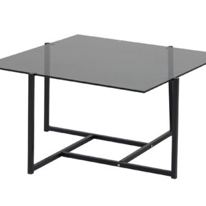 Hybrid – Table basse – Noir, Gris – 80 x 80 cm
