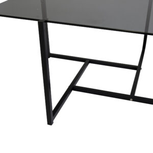 Hybrid – Table basse – Noir, Gris – 80 x 80 cm