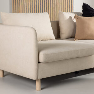 Zero – Canapé 3 places – Beige, Naturel – 102 x 83 x 197 cm