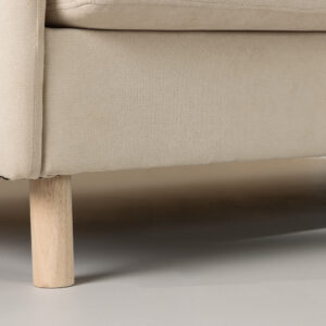 Zero – Canapé 3 places – Beige, Naturel – 102 x 83 x 197 cm