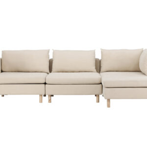 Zero – Canapé 3 places – Beige, Naturel – 83/152 x 83 x 277 cm