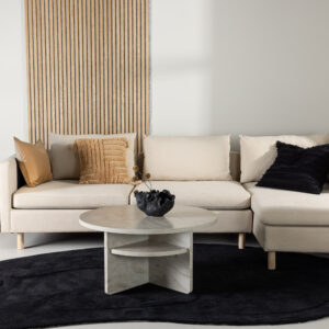 Zero – Canapé 3 places – Beige, Naturel – 83/152 x 83 x 277 cm